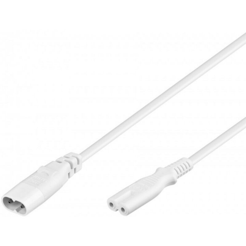 Cavo di alimentazione da C7 a C8, 2 m, bianco