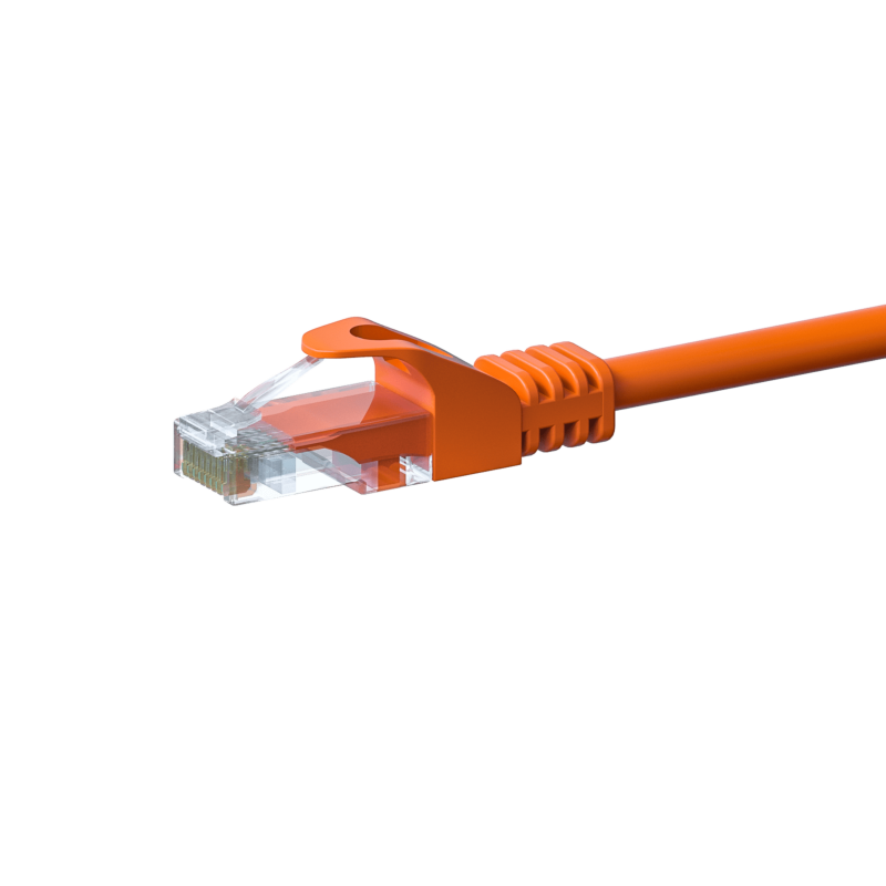 Cavo patch UTP CAT5e da 10 m arancione - 100% rame