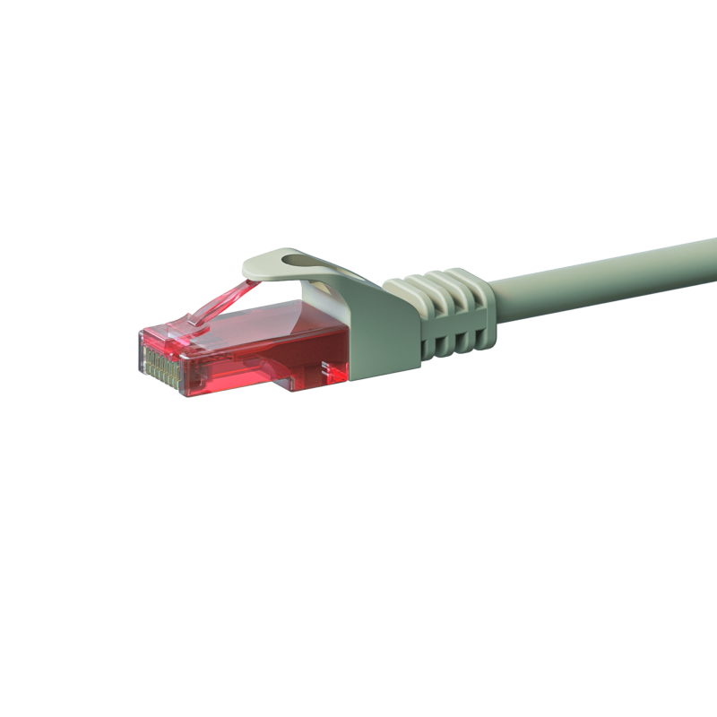 Cavo patch UTP CAT6 da 1 m, grigio - 100% rame