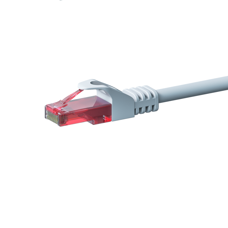 Cavo patch UTP CAT6 da 1 m, bianco - 100% rame