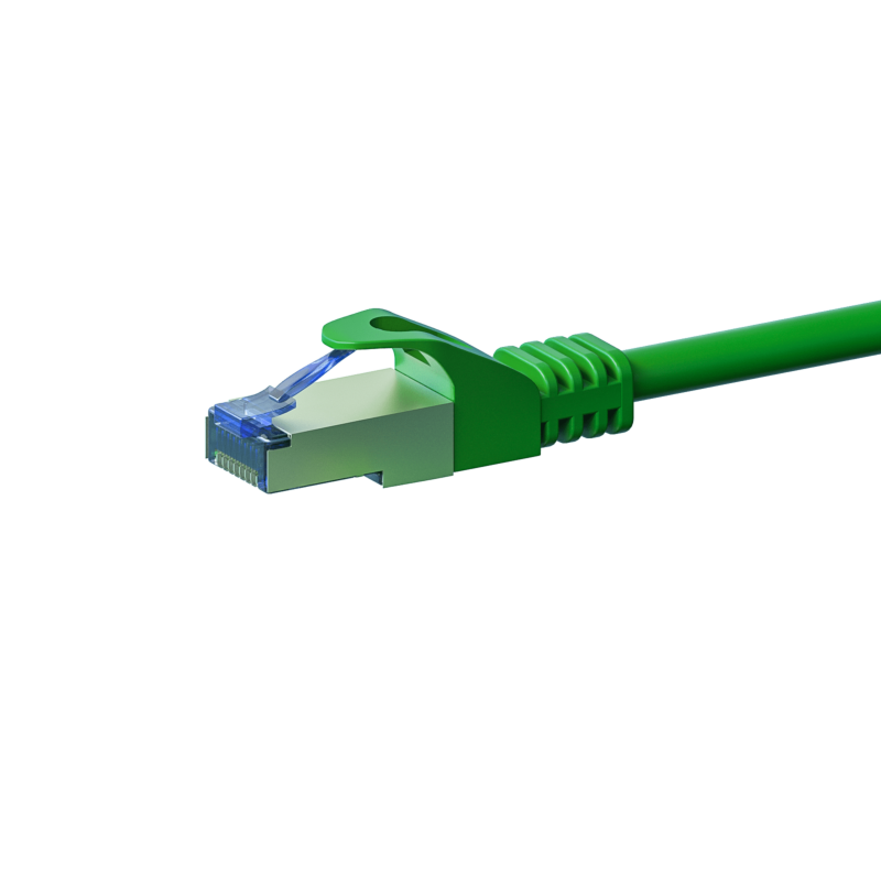 Cavo patch CAT6a S/FTP (PIMF) da 0,25 m, verde.