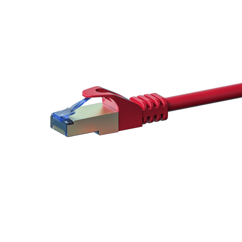 Cavo patch CAT6a S/FTP (PIMF) da 7,50 m, rosso.