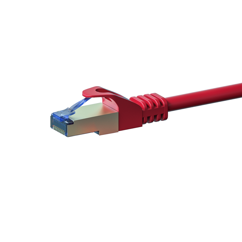 Cavo patch CAT6a S/FTP (PIMF) da 30 m, rosso.