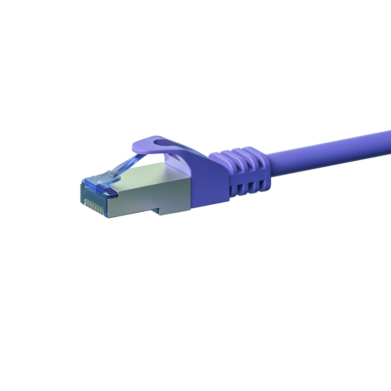 Cavo patch CAT6a S/FTP (PIMF) da 20 m, colore viola.