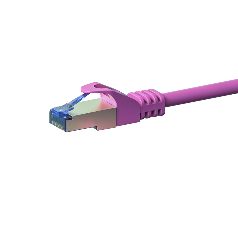Cavo patch CAT6a S/FTP (PIMF) da 7,50 m, rosa.