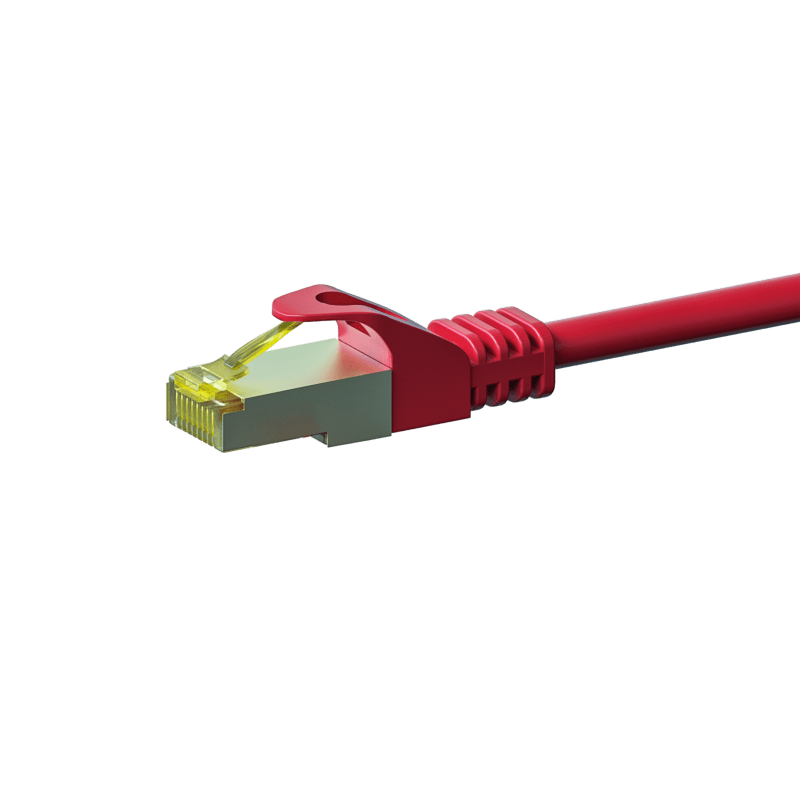 Cavo patch Cat7 S/FTP (PIMF) da 30 m, rosso.