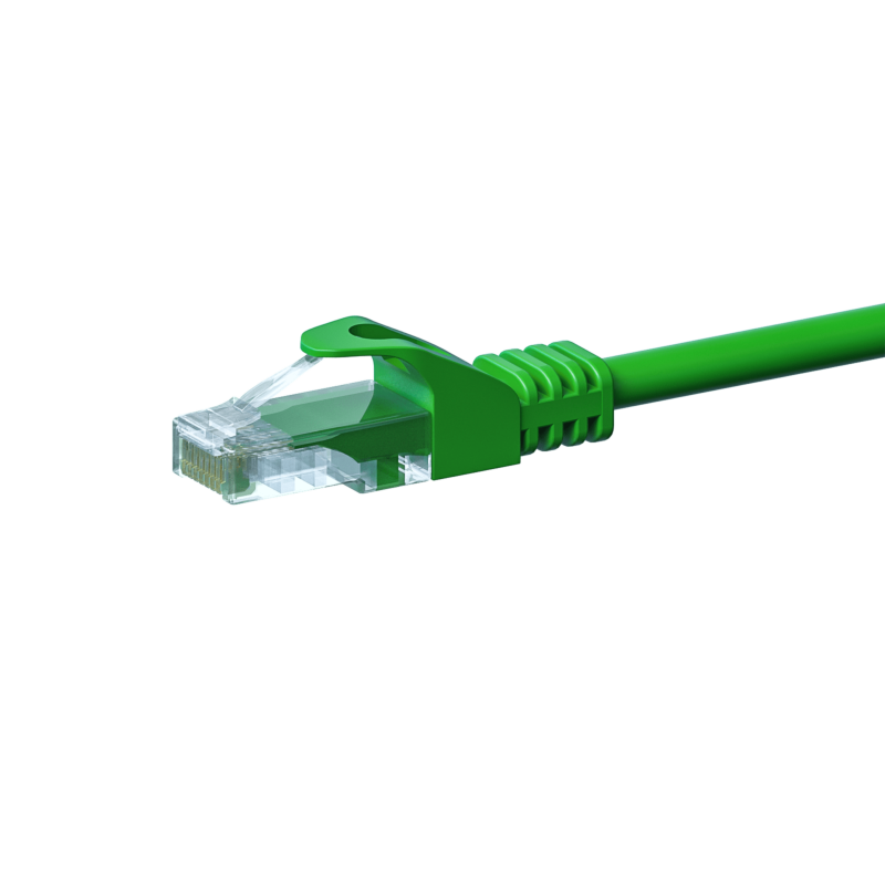 Cavo patch CAT5e UTP 0,50 m verde - CCA