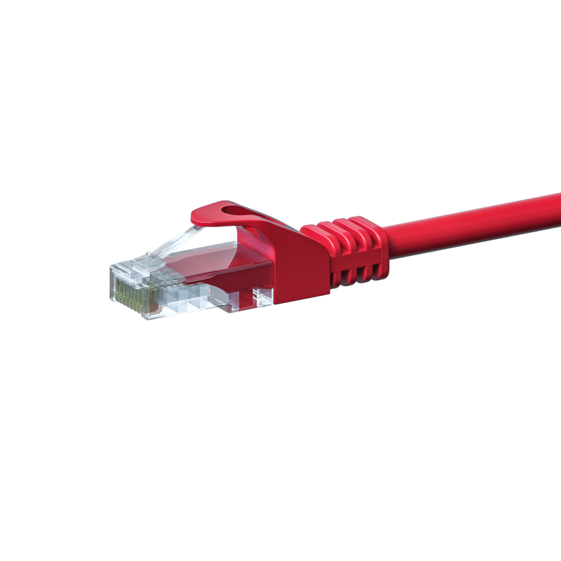 Cavo patch CAT5e UTP 10m rosso - CCA