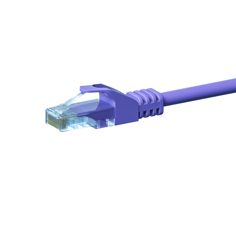 Cavo patch CAT5e UTP da 1 m viola - CCA