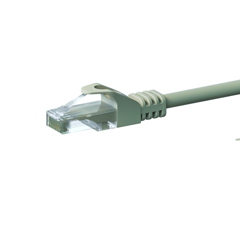 Cavo patch CAT6 UTP 0,25 m grigio - CCA