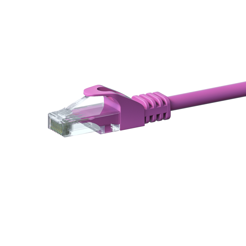 Cavo patch CAT6 UTP da 7,50 m rosa - CCA