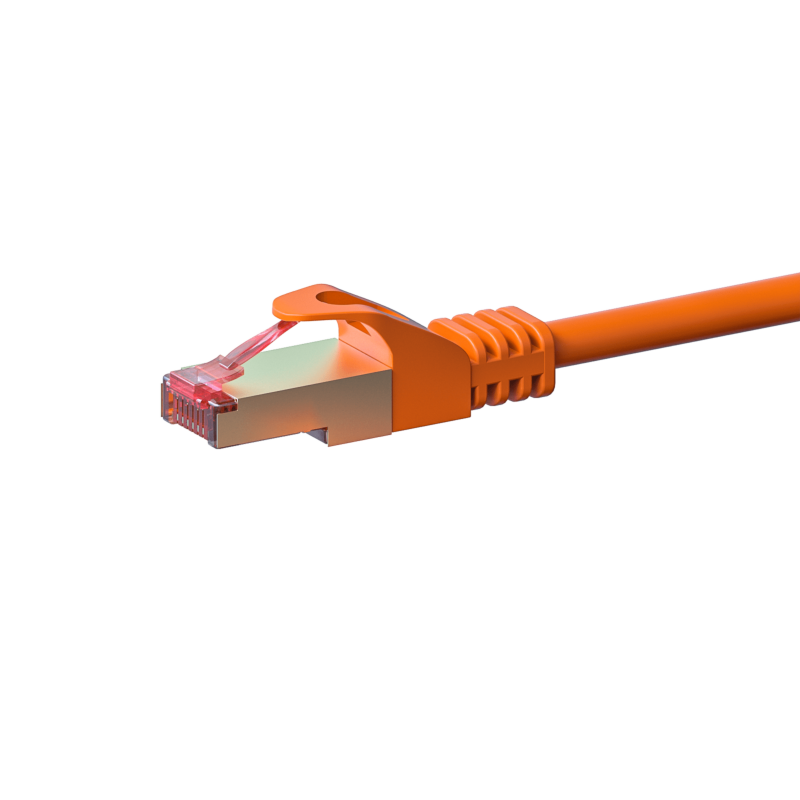 Cavo patch CAT6 S/FTP (PIMF) da 3 m, arancione.