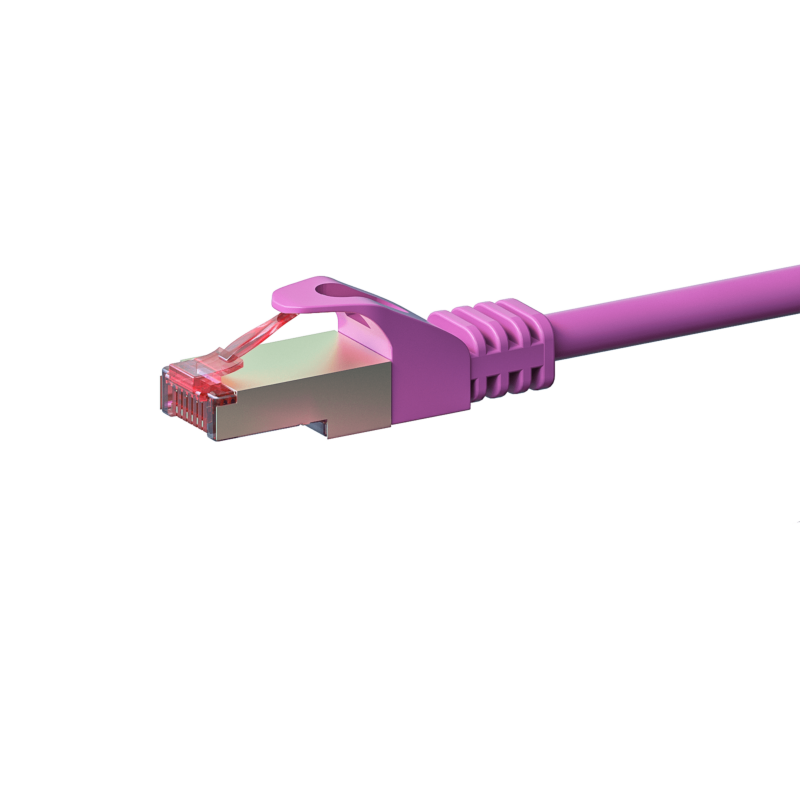 Cavo patch CAT6 S/FTP (PIMF) da 0,50 m, rosa. 