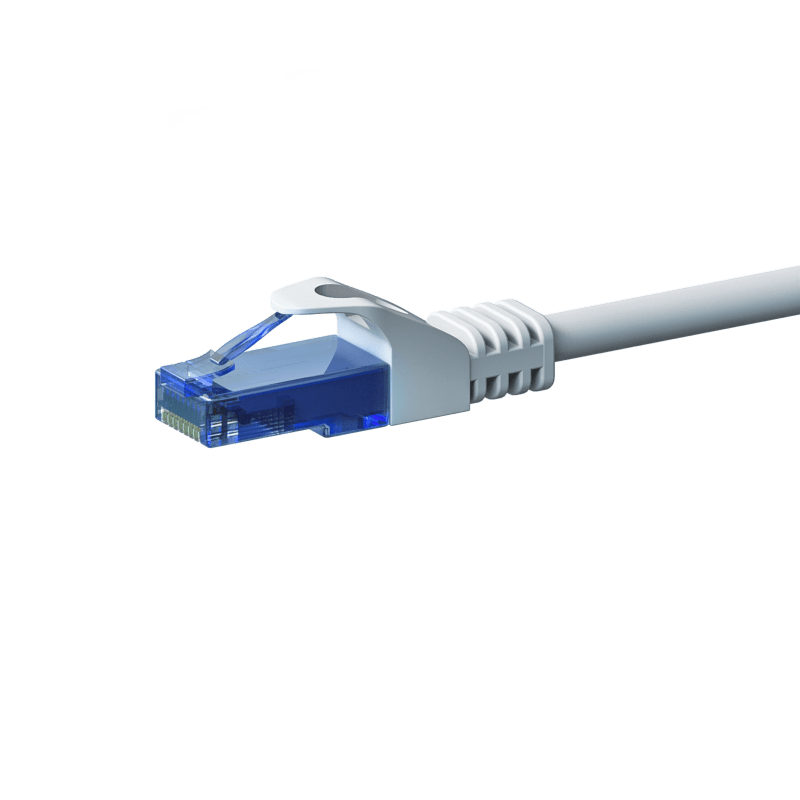 Cavo patch UTP CAT6a da 15 m, bianco - 100% rame