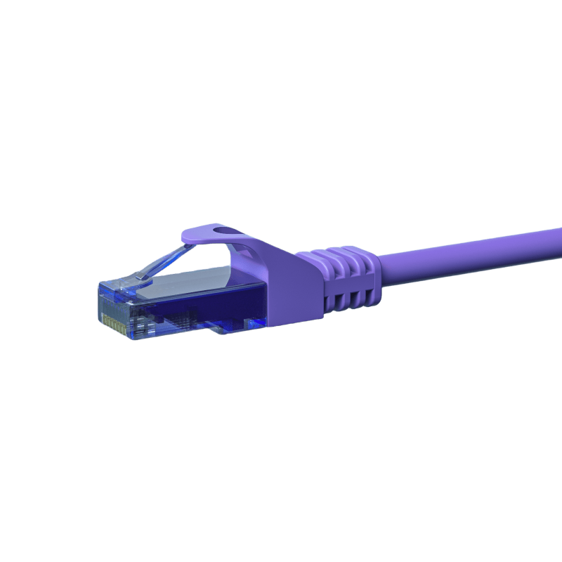 Cavo patch UTP CAT6a 20 m viola - 100% rame