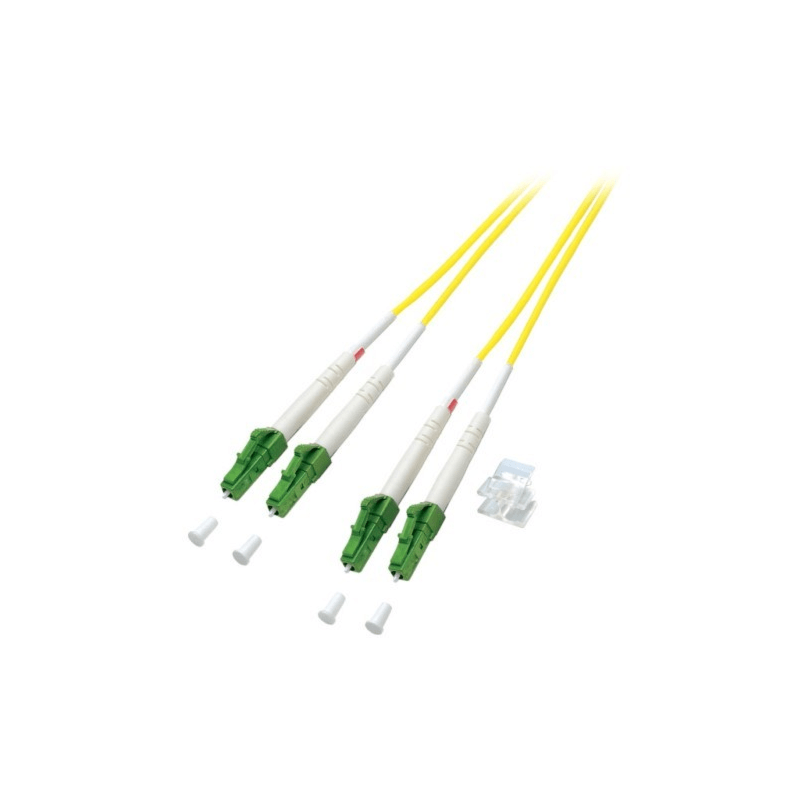 Cavo in fibra ottica duplex OS2 LC/APC-LC/APC 20 m