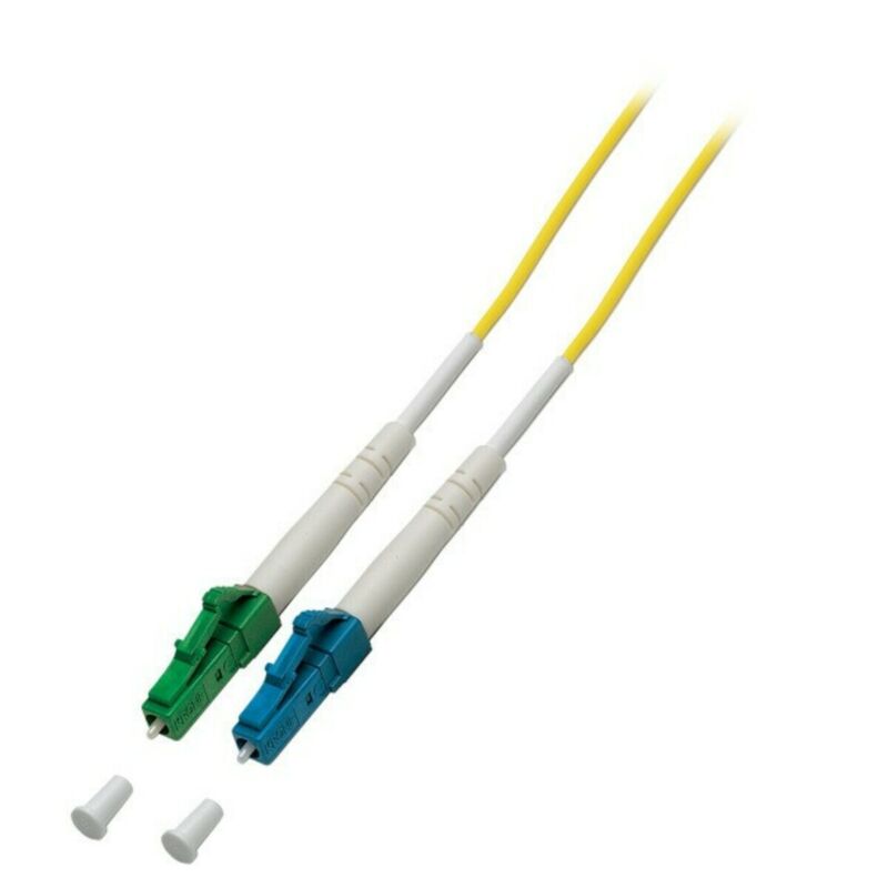 Cavo in fibra ottica simplex OS2 LC/APC-LC 1 m