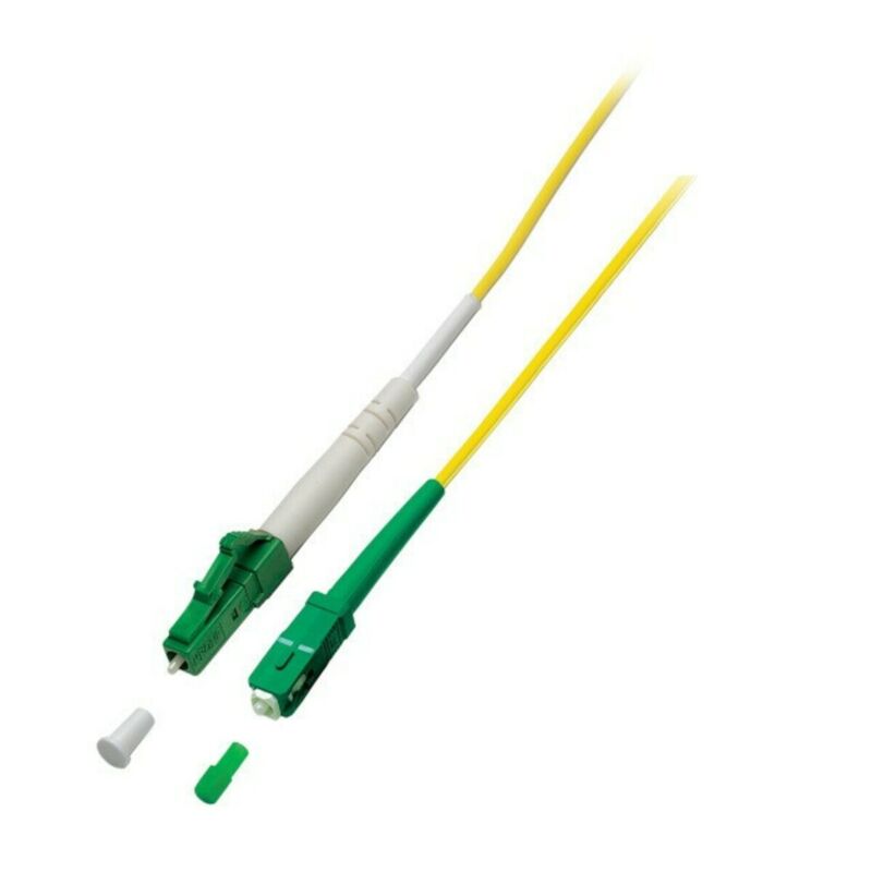 Cavo in fibra ottica simplex OS2 LC/APC-SC/APC 1m