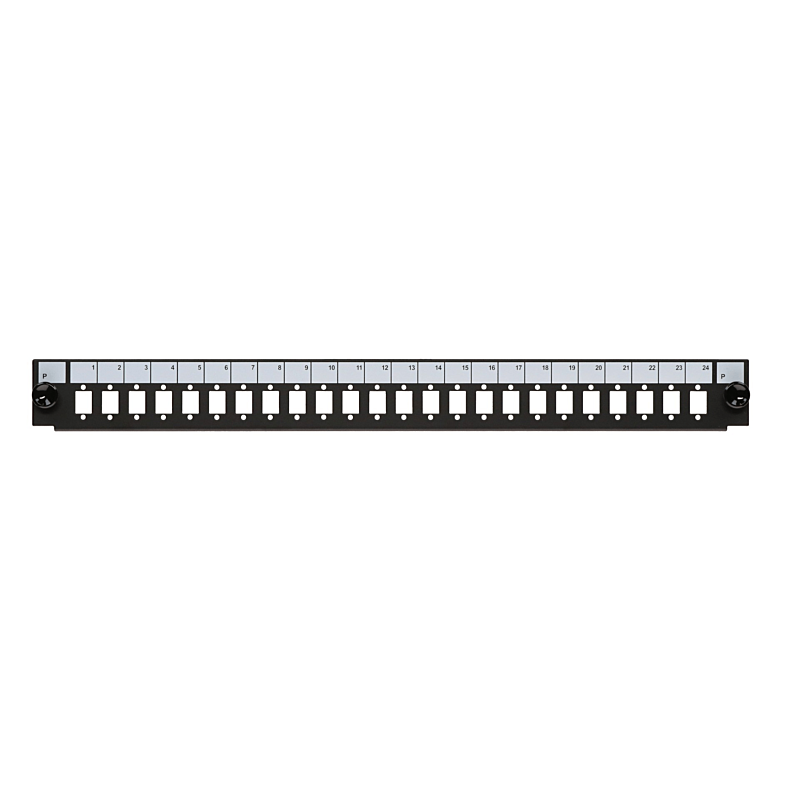 Frontale LC/SC/E2000 a 24 porte adatto per vassoio universale in fibra