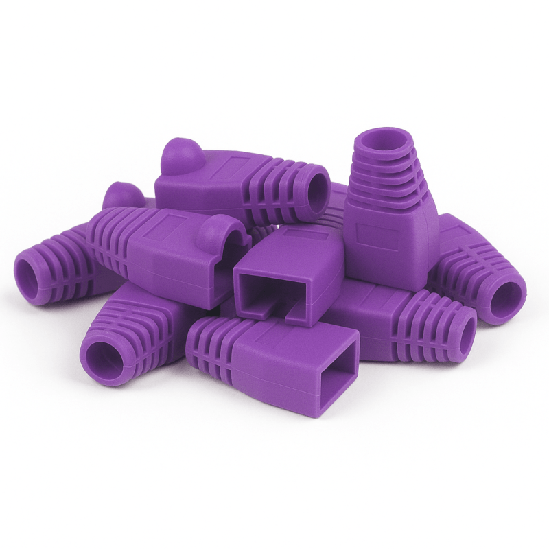 DANICOM Trave portacavi RJ45 Viola - 10 pezzi