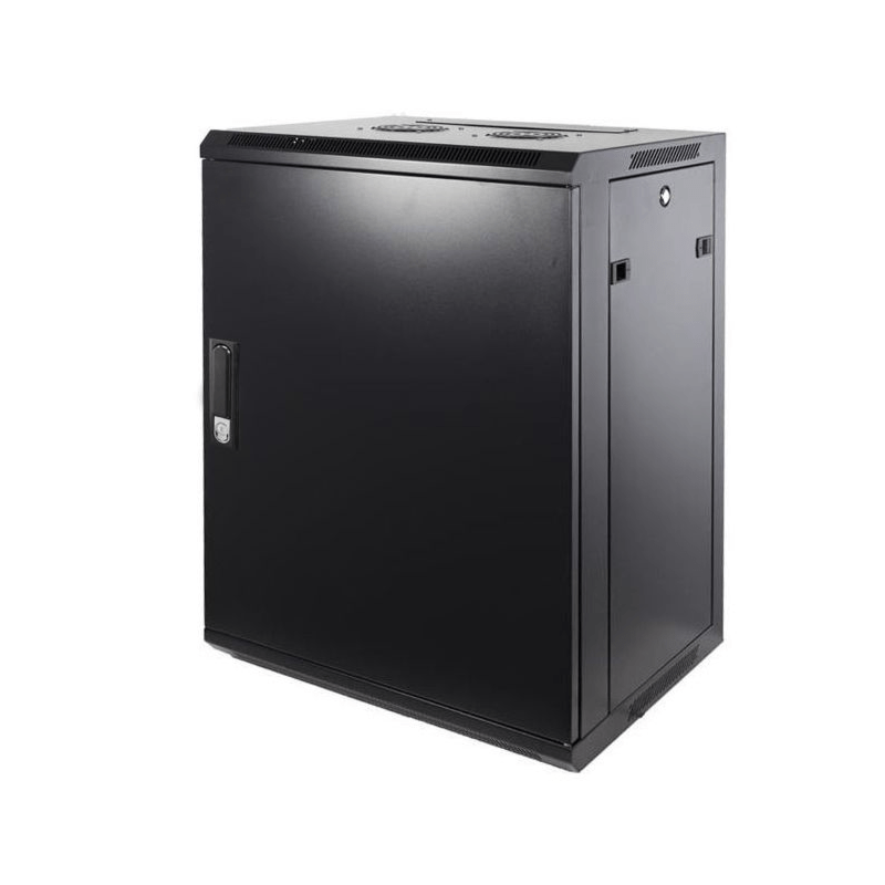 Armadio a muro 15U con anta in metallo 600x600x770mm (LxPxA)