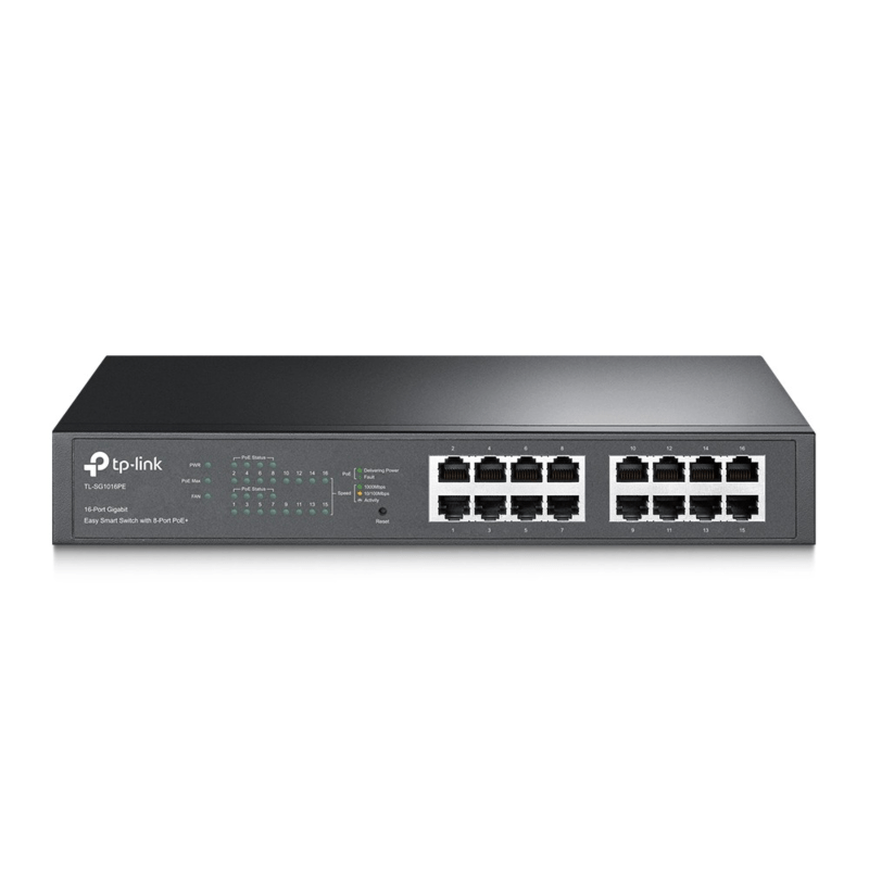 Switch smart PoE gestito TP-Link a 16 porte modello 1016