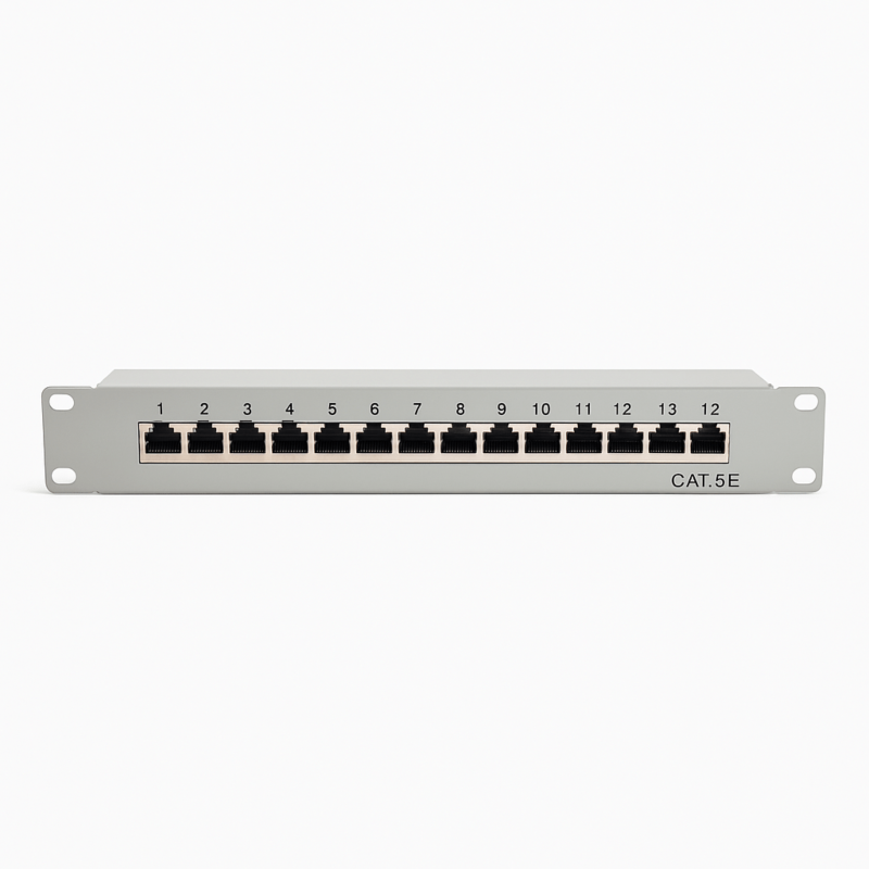 Patch panel Cat5 da 10 pollici a 12 porte STP