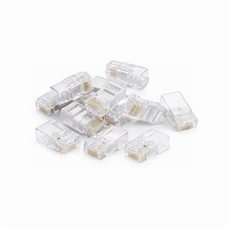 Connettore RJ45 DANICOM UTP CAT6a - per conduttore flessibile - 10 pezzi