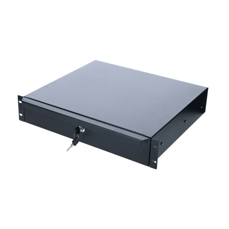 Cassetto metallico con serratura da 19 pollici - 2U