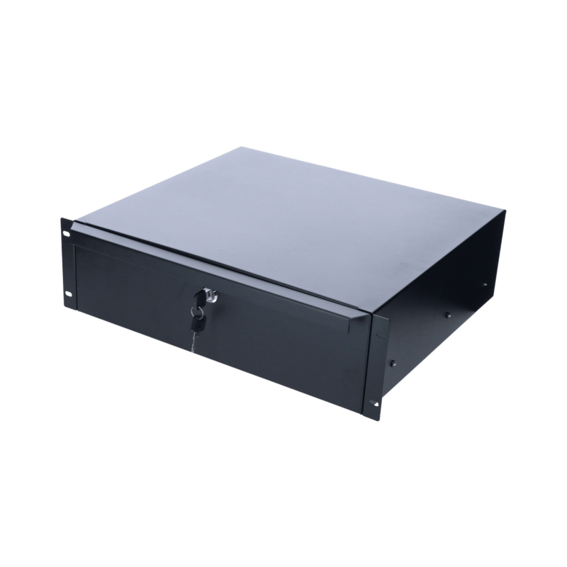 Cassetto metallico con serratura da 19 pollici - 3U