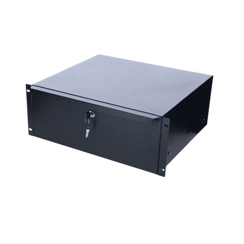 Cassetto metallico con serratura da 19 pollici - 4U