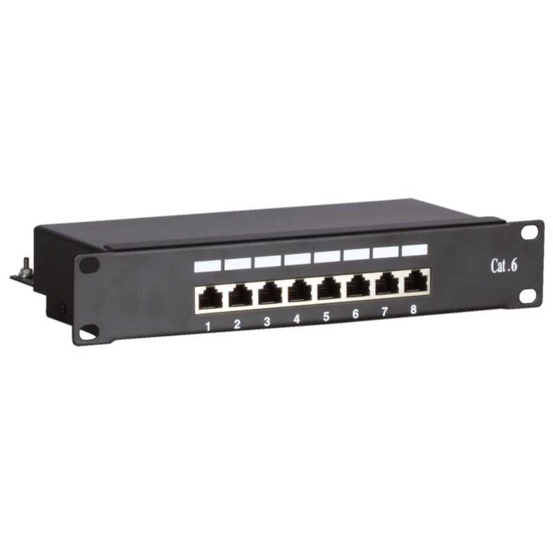 Pannello patch FTP CAT6 da 10 pollici - 8 porte