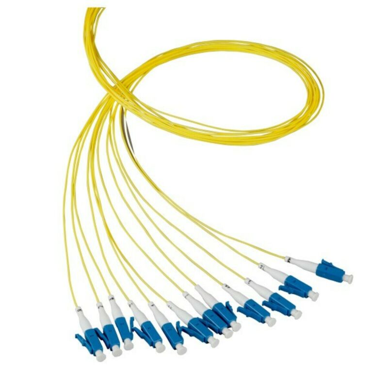 Cavo in fibra ottica OS2 giallo LC/PC - 12 pezzi