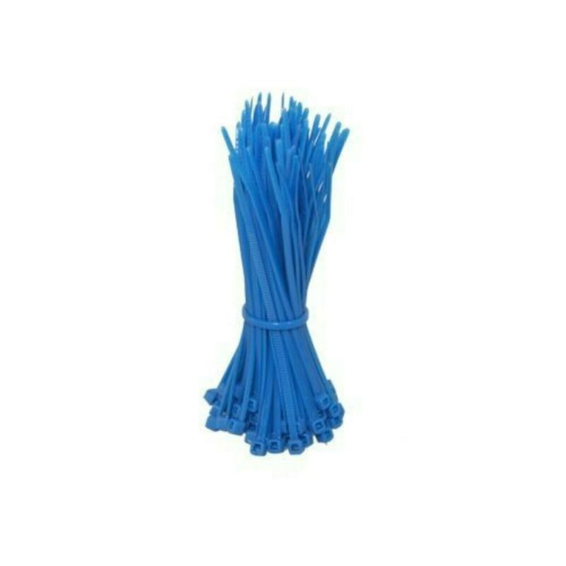 Fascette per cavi blu da 140 mm - 100 pezzi