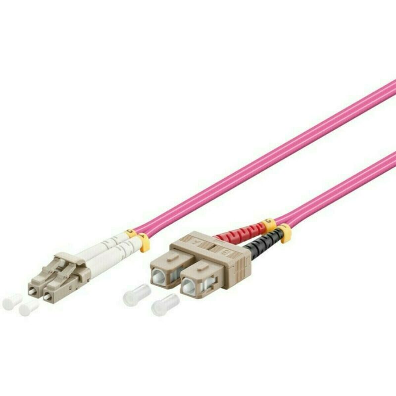 Cavo in fibra ottica LC-SC OM4 1m