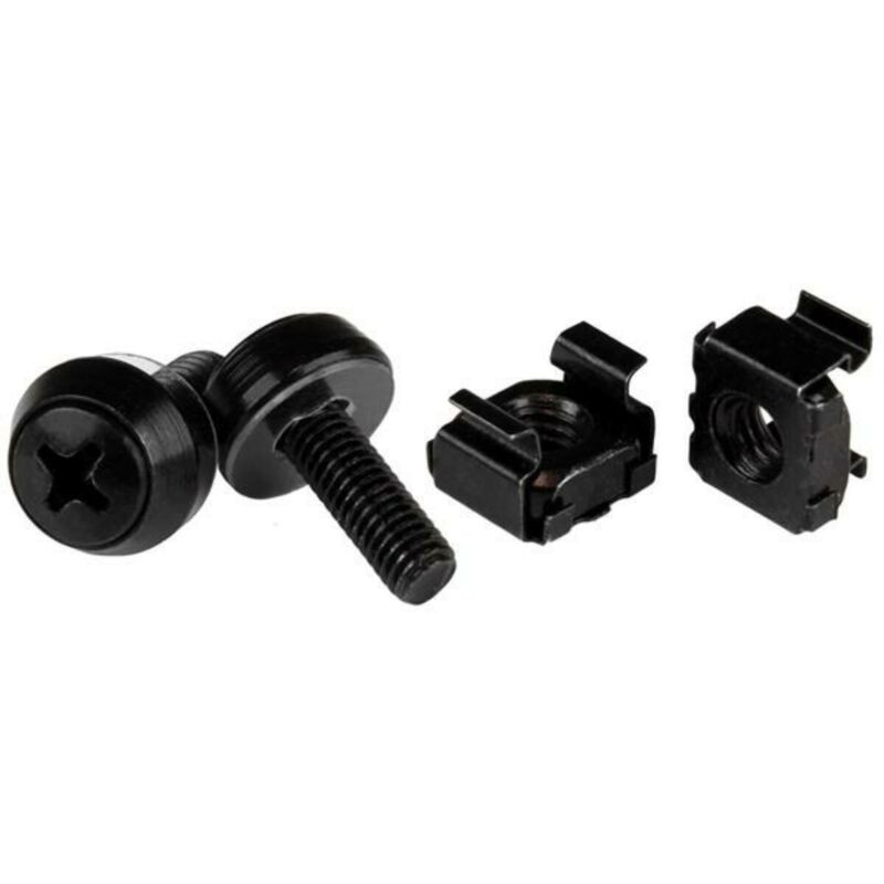 Set di dadi in gabbia M6 per montaggio da 19 pollici - Set da 50