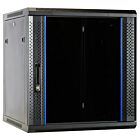 Armadio a muro 12U con anta in vetro 600x600x635 mm (LxPxA)
