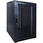 Armadio server 18U con sportello perforato 600x800x1000mm (LxPxA)