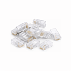Connettore RJ45 DANICOM UTP CAT6 - per conduttore flessibile - 10 pezzi