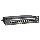 Pannello patch FTP CAT5e da 10 pollici - 12 porte