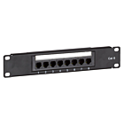 Pannello patch CAT6 UTP da 10 pollici - 8 porte