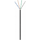 Cavo CAT6 U/UTP da esterno flessibile nero da 305 m su bobina CCA