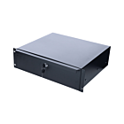 Cassetto metallico con serratura da 19 pollici - 3U