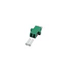 Accoppiamento monomodale LC-LC duplex verde