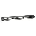 Patch panel UTP per Keystone - 24 porte