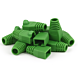 Trave portacavi DANICOM RJ45 Verde - 10 pezzi