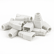 DANICOM Trave portacavi RJ45 Bianco - 10 pezzi
