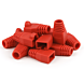 Cappucci protettivi RJ45 DANICOM rossi - 10 pezzi