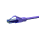 Cavo patch UTP CAT6a 5 m viola - 100% rame