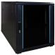 Armadio server mini 12U con porta in vetro 600x1000x720mm (LxPxA)